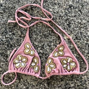 FLORAL•DETAILED•BIKINI TOP